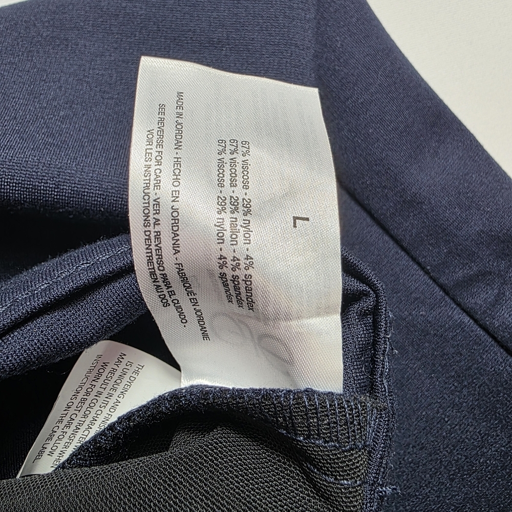 Gloria Vanderbilt Dark Blue Straight Leg Pants - Picture 5 of 6